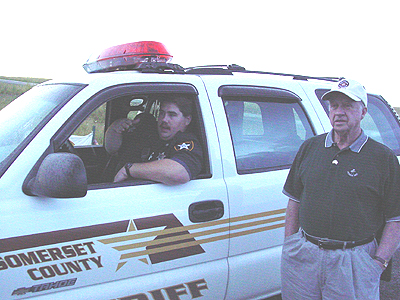 The Somerset County Police maintain the Memorial and have an officer on site twenty-four hours a day.