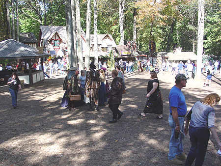 The environment lends an authentic feel to the event. 