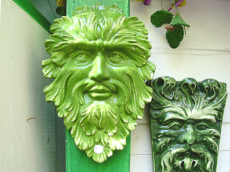 The faces of the forest Gods
