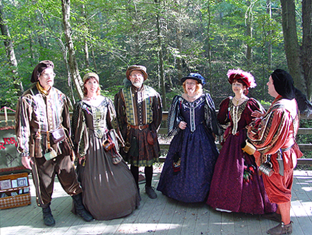 Royal court members