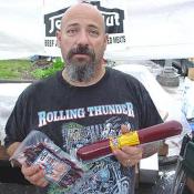 He was selling the best beef jerky I have ever had.