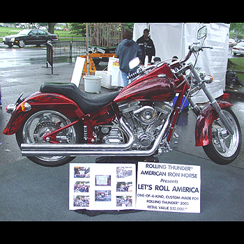 With a ten dollar donation you had a chance to win this beautiful machine.