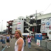 There's Devin trying to decide which attraction to see first