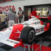 An upclose view of an Indy Race Car