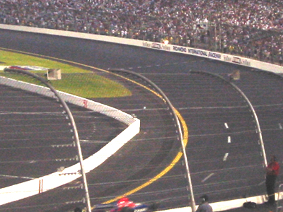 There's a car in this shot, bottom, middle