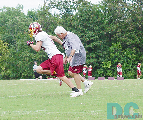 Even the coaches are getting in on the action.
