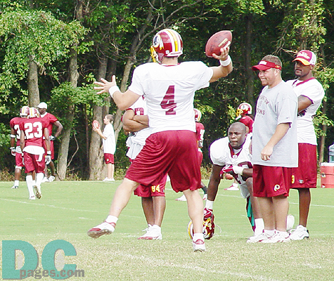 Last year Hasselbeck completing 95-of-117 passes for 1,102 yards and five touchdowns.
