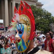 Filipino head mask.