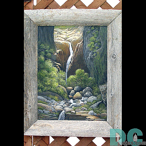 A painting of a nature scene by a Tribesmember.