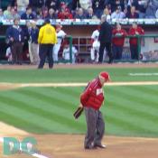 Washington Nationals' Inaugural Home Opener - Washington Senator First baseman