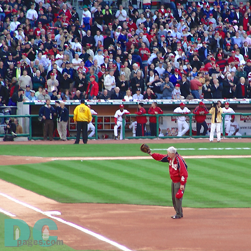 Washington Nationals' Inaugural Home Opener - Washington Senator First baseman