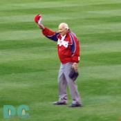 Washington Nationals' Inaugural Home Opener - Washington Senator First baseman