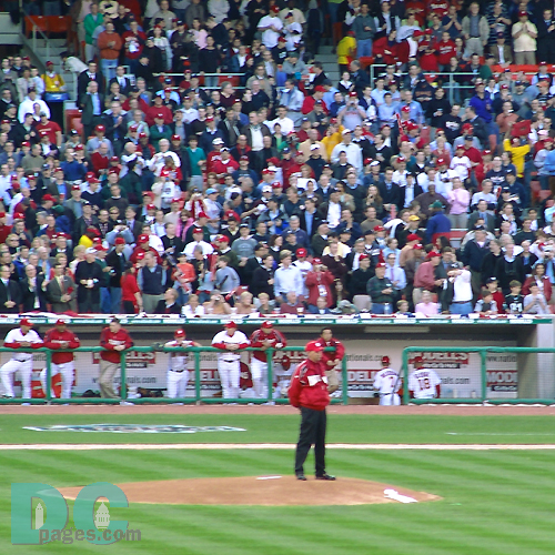 Washington Nationals' Inaugural Home Opener - Washington Senator Pitcher