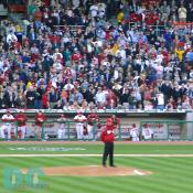 Washington Nationals' Inaugural Home Opener - Washington Senator Pitcher