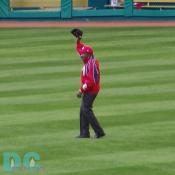 Washington Nationals' Inaugural Home Opener - Washington Senator Outfielder