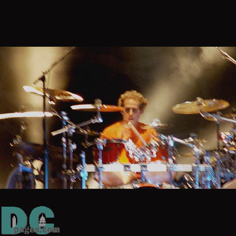 Drummer Chris Culos keeps the group in sync.
