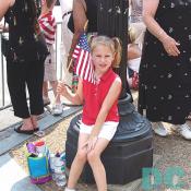 Stephanie from Virginia came up to see President Reagan's state funeral.