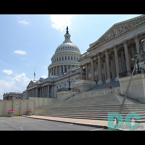 The Rotunda where Reagan will be for public viewing later in the night. 