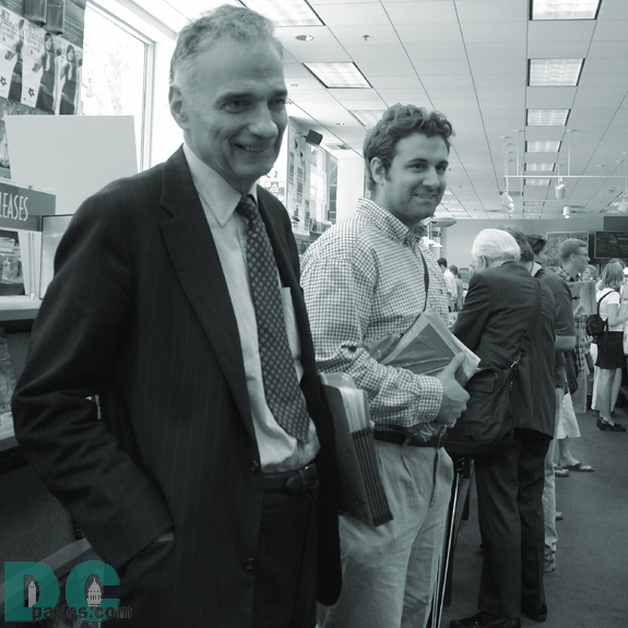 "Am I being set up here?" Mr. Nader joked to the man on the right. "I have never seen liberals acting like this. They do not know what the term means."