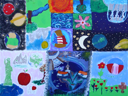 Young Artist mural, ICAF 2003 Festival