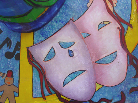 Close-up of the Peace Totem Pole