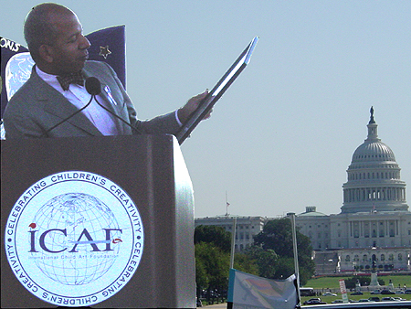 DC Mayor Anthony Williams proclaims September 11 Childrens Peace Day, September 11, 2003