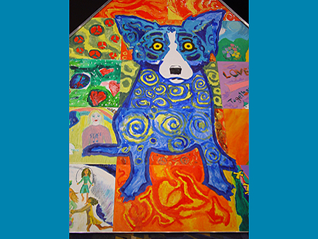 Close-up of Art for Peace Pyramid, Awards Ceremony, September 12, 2003