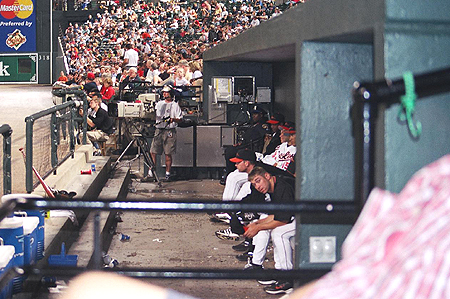 The Birds remain focused in the dugout. Tonight's game would be the third win in a row for the Orioles.