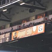 Fans get motivated at Orioles Dugout Club.