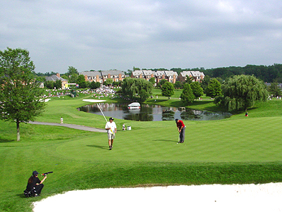 This is one of many beautiful views on this golf course