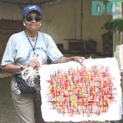 A colorful, high-quality painting by the Kafe painter. 