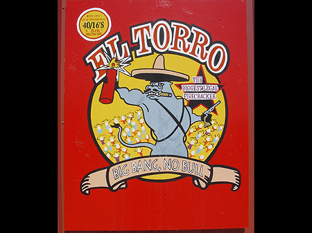 El Torro: big bang-no bull!
