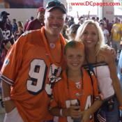 Washington Redskins Home Opener - This family made the long trip to FedEx Field from Miami to support their team.