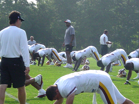 The team must start every practice session with stretching exercises.
