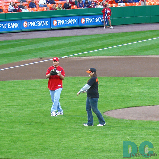 These lucky fans of both the Washington Nationals and the Baltimore Orioles helped start the 'Battle of the Beltway'.