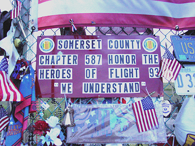 Somerset county chapter 587 honor the heroes of Flight 93.