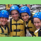Rafting is great for groups, families and friends.