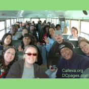 Even on the bus ride, corporate programs bring co-workers closer - literally!