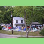 Calleva's backyard turns into everyones backyard for this once a year event - Great American Backyard Campout.
