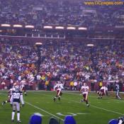 Redskins Special Teams in tandom after the ball.