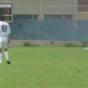 Hoya Paul Brandley watches his teammate make a throw-in. This is Georgetown's 11th year in the Big East Conference.