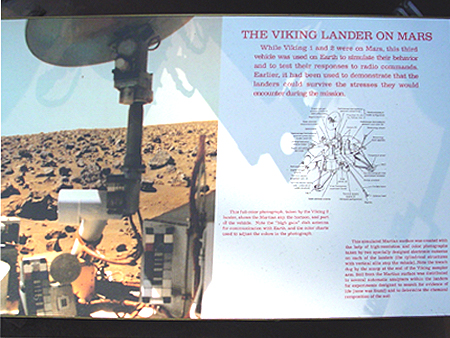 Although this particular Viking Lander didn't join his brothers on Mars he still did alot for Earth.
