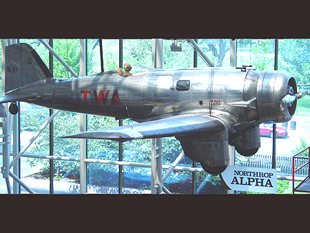 Northrop Alpha, it was used as a utility transport.