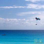 paragliding in the Carribean