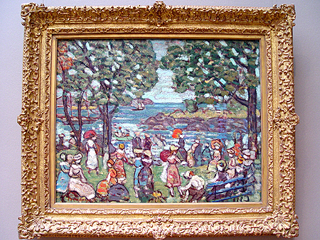 Salem Cove by Maurice Brazil Prendergast (American) painted in 1916