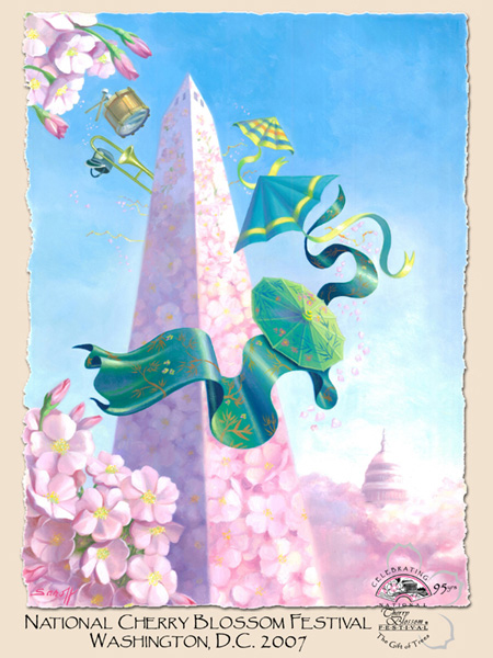 2007 National Cherry Blossom Festival Poster