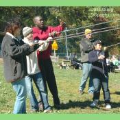 The slightest of pulls will make a huge difference on the outcome to this challenge. Groups need to position and listen to one another.