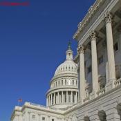 U.S. Capitol Building - Flags & Dome
