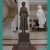 Emancipation Hall - Jeannette Rankin Bronze Statue