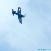 United States military F4U Corsair flying in Maryland